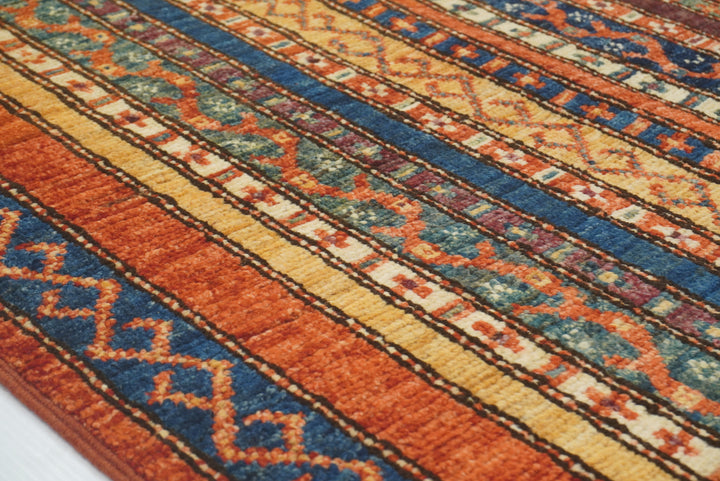 3x4 Rust Orange Turkish Style Hand knotted Rug - Yildiz Rugs