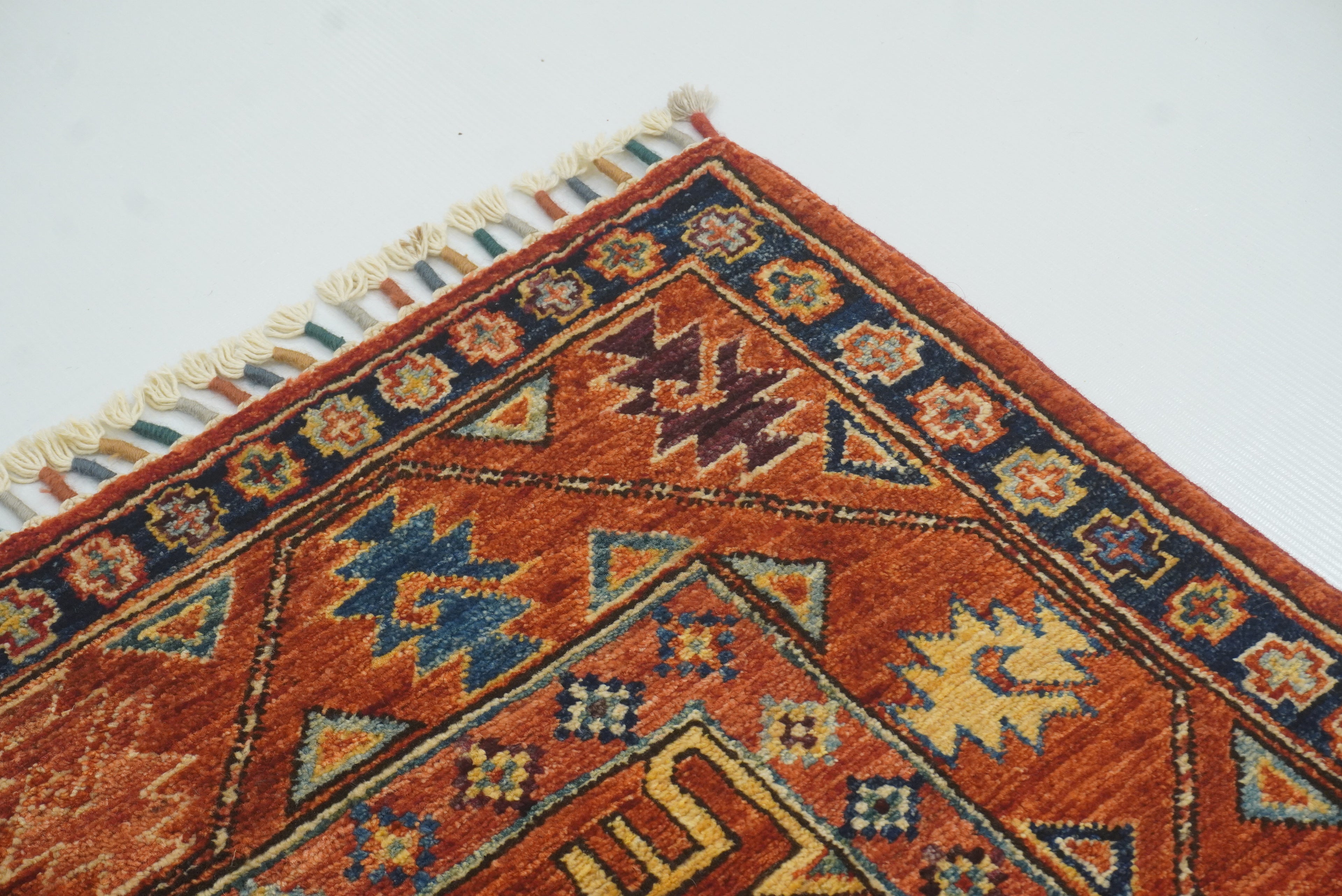 3x4 Red Ersari Hand Knotted Afghan Oriental Rug - Yildiz Rugs