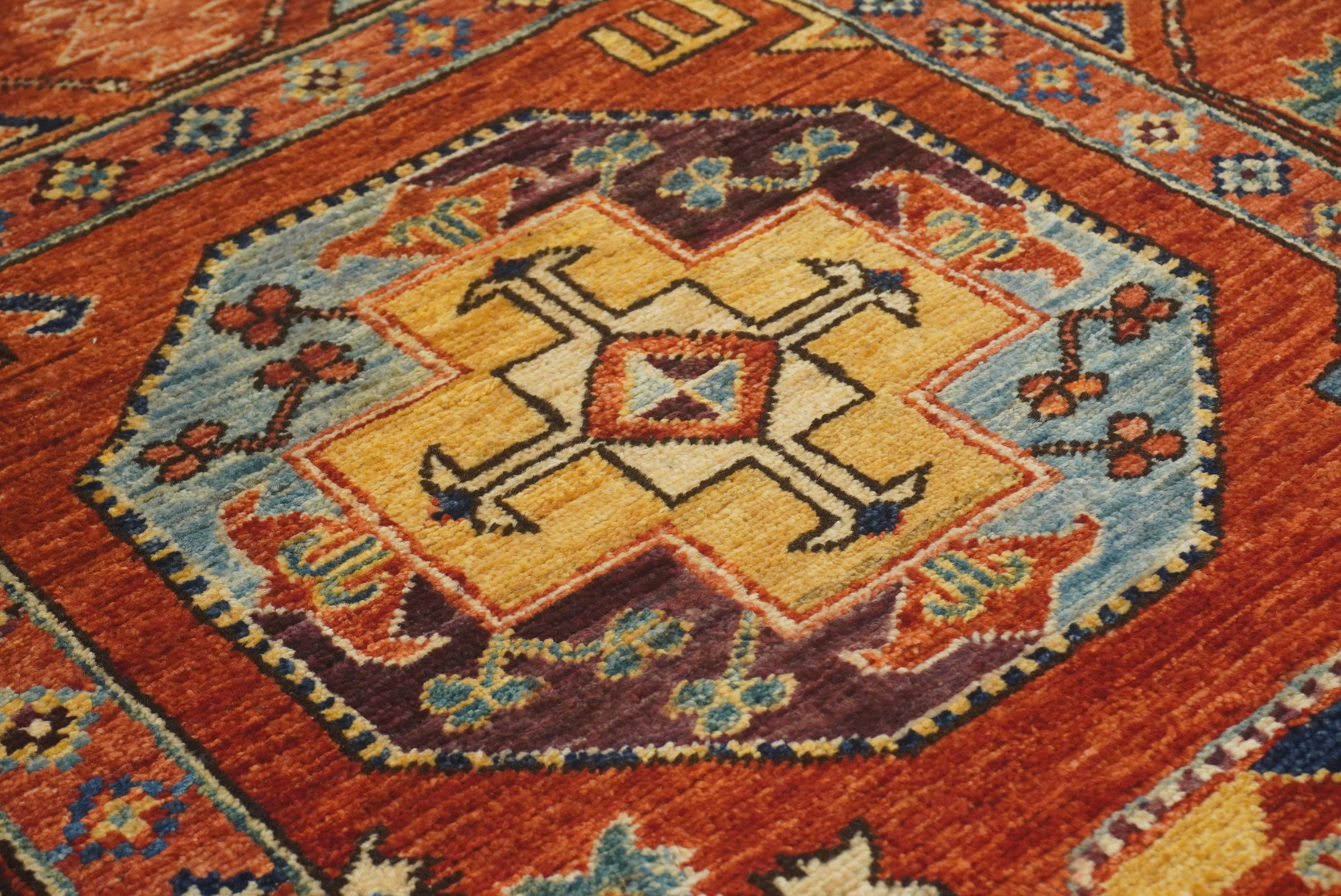 3x4 Red Ersari Hand Knotted Afghan Oriental Rug - Yildiz Rugs