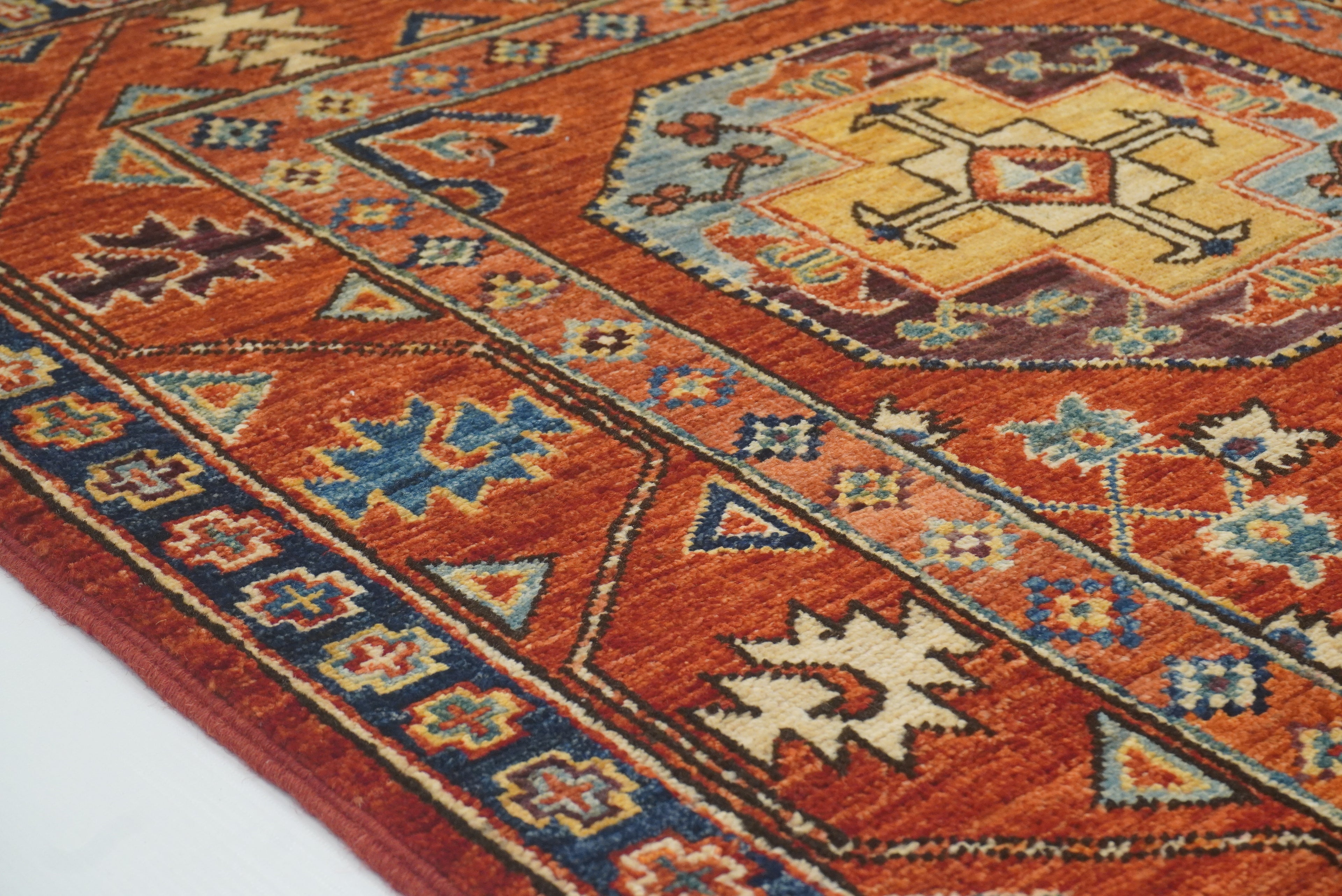 3x4 Red Ersari Hand Knotted Afghan Oriental Rug - Yildiz Rugs