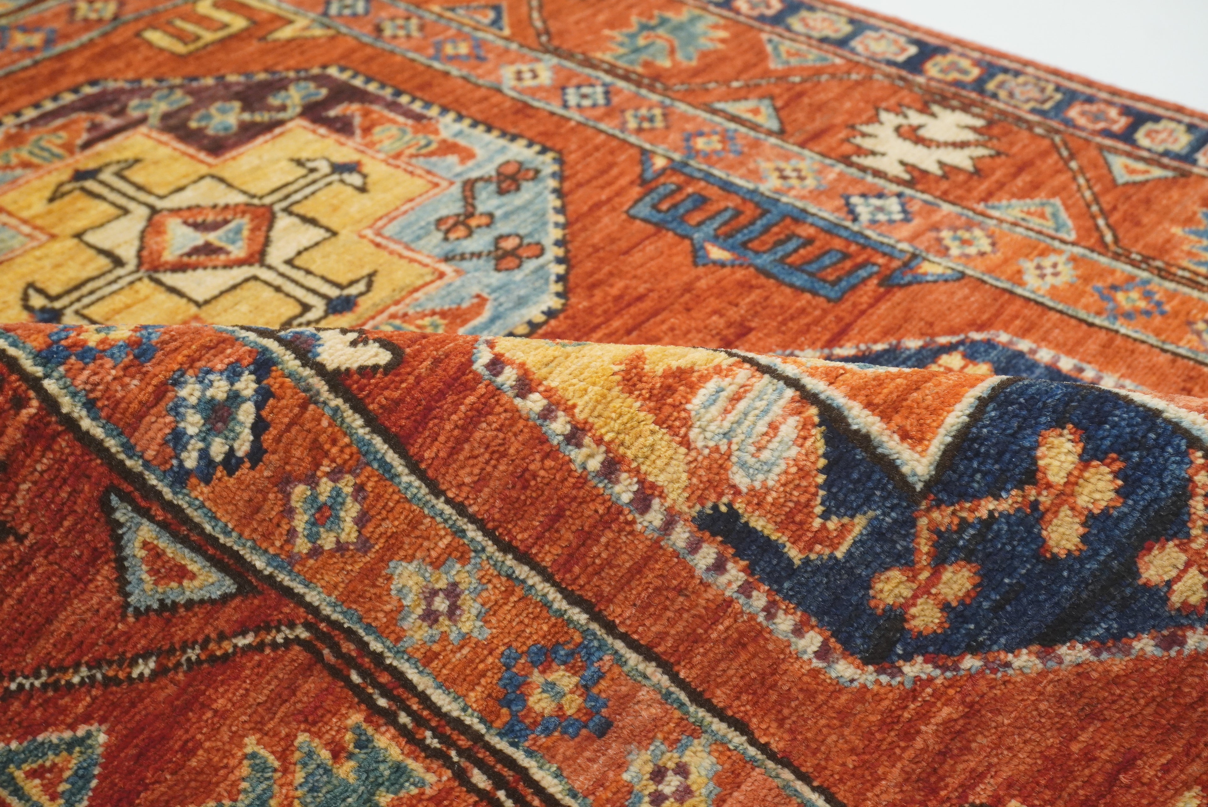 3x4 Red Ersari Hand Knotted Afghan Oriental Rug - Yildiz Rugs