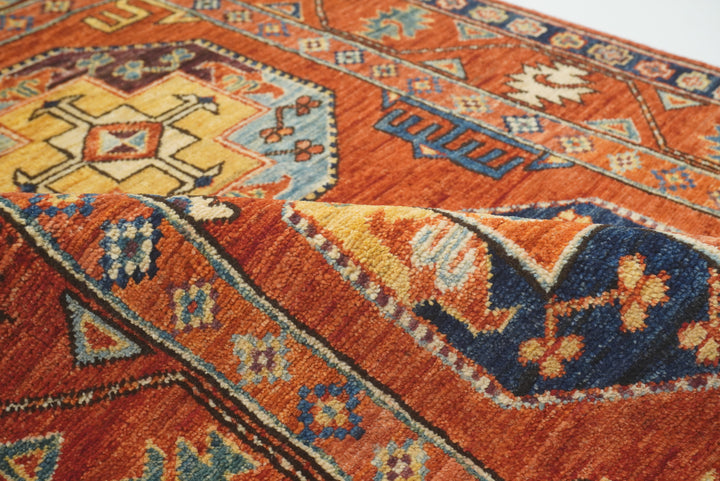 3x4 Red Ersari Hand Knotted Afghan Oriental Rug - Yildiz Rugs