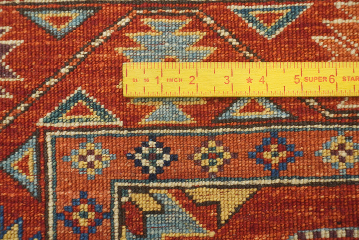 3x4 Red Ersari Hand Knotted Afghan Oriental Rug - Yildiz Rugs