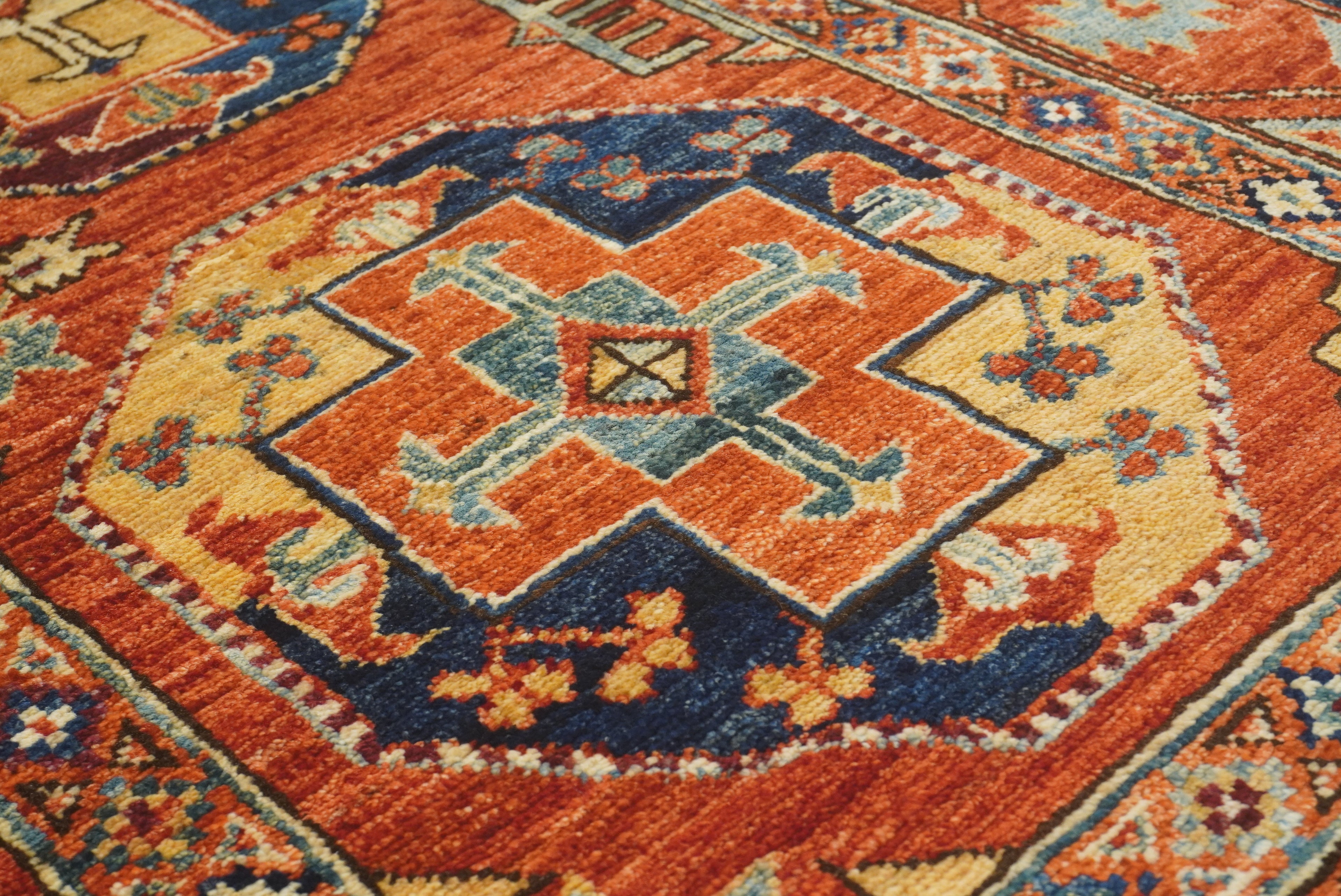 3x4 Red Ersari Hand Knotted Afghan Oriental Rug - Yildiz Rugs