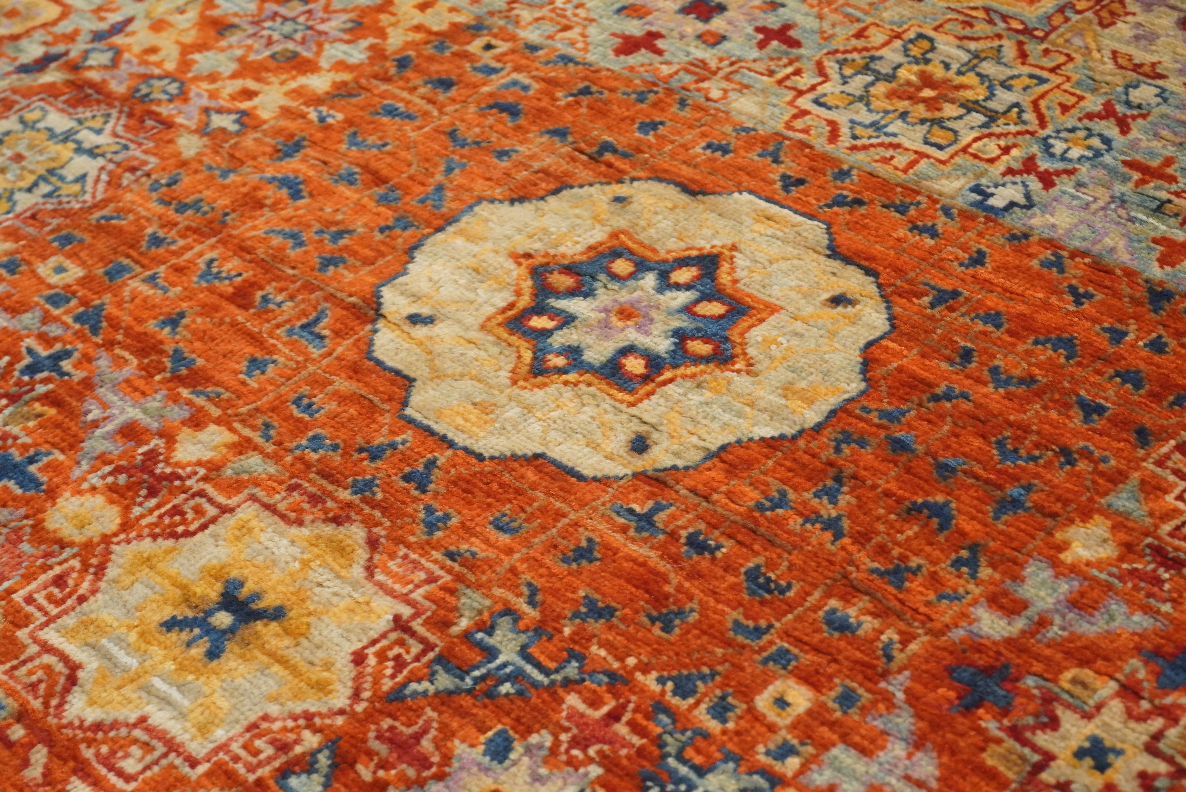 8x10 Multicolor Mamluk Hand Knotted Wool Oriental Rug - Yildiz Rugs