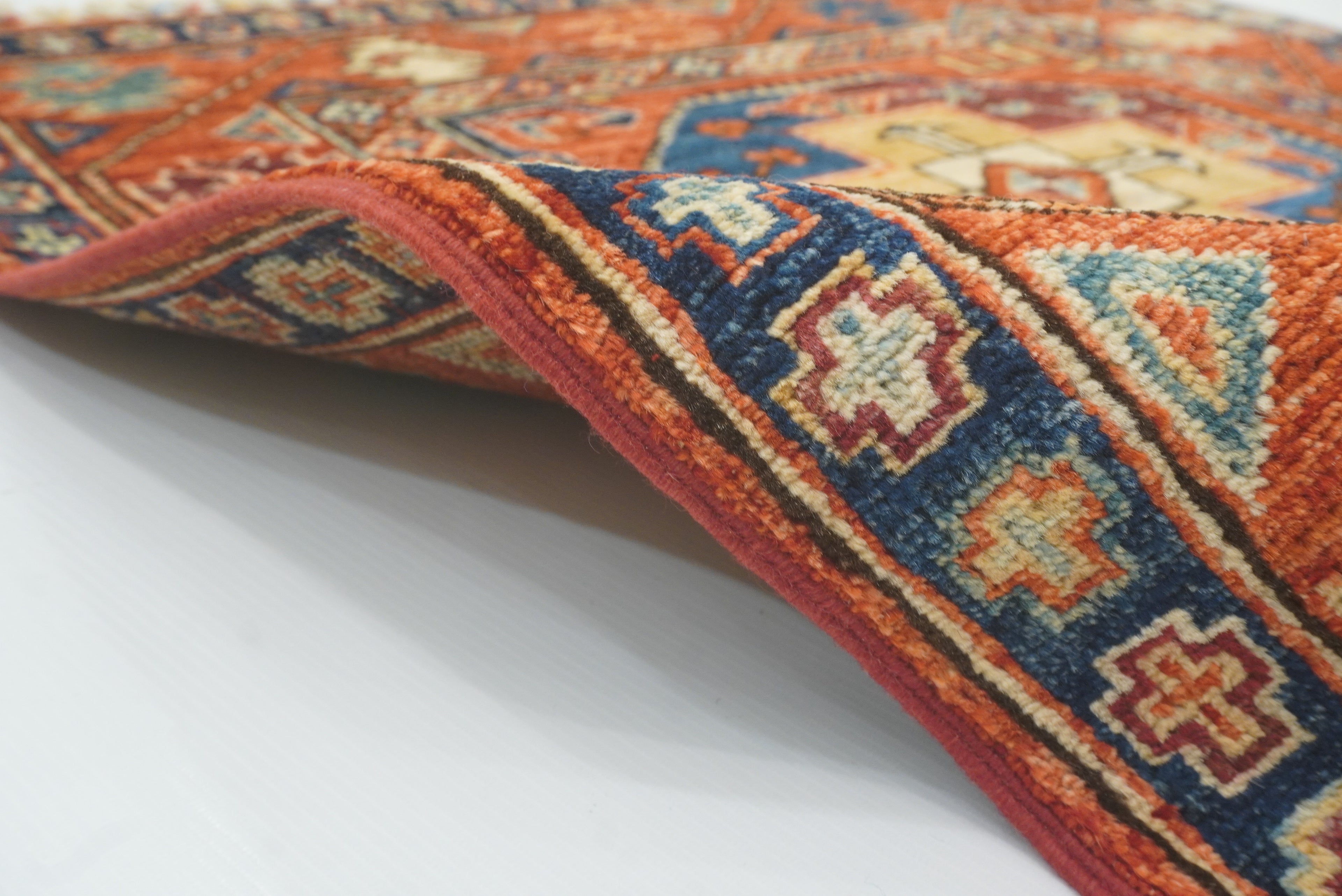 3x4 Red Ersari Hand Knotted Afghan Oriental Rug - Yildiz Rugs
