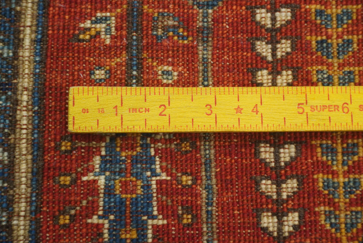 3x5 Red Bakhshaish Tribal Afghan Hand Knotted Oriental Rug