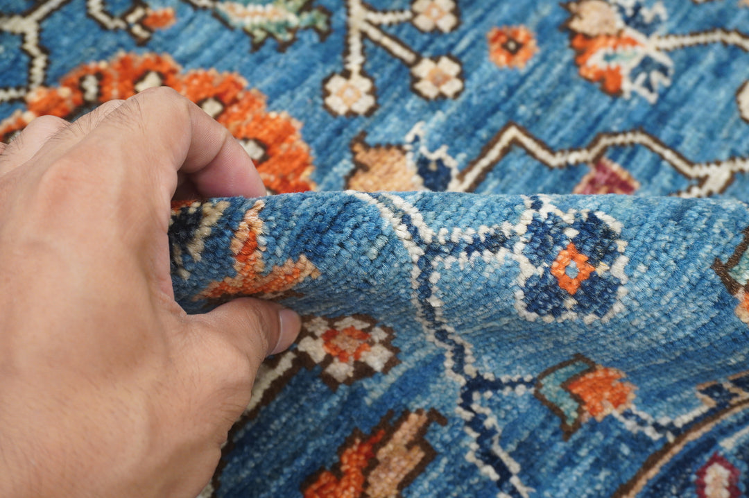 SOLD 9x12 Blue Bidjar Oriental Afghan Hand knotted Rug