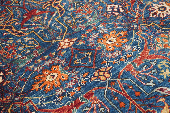 8x10 Navy Blue Bidjar Afghan Hand knotted Oriental Rug