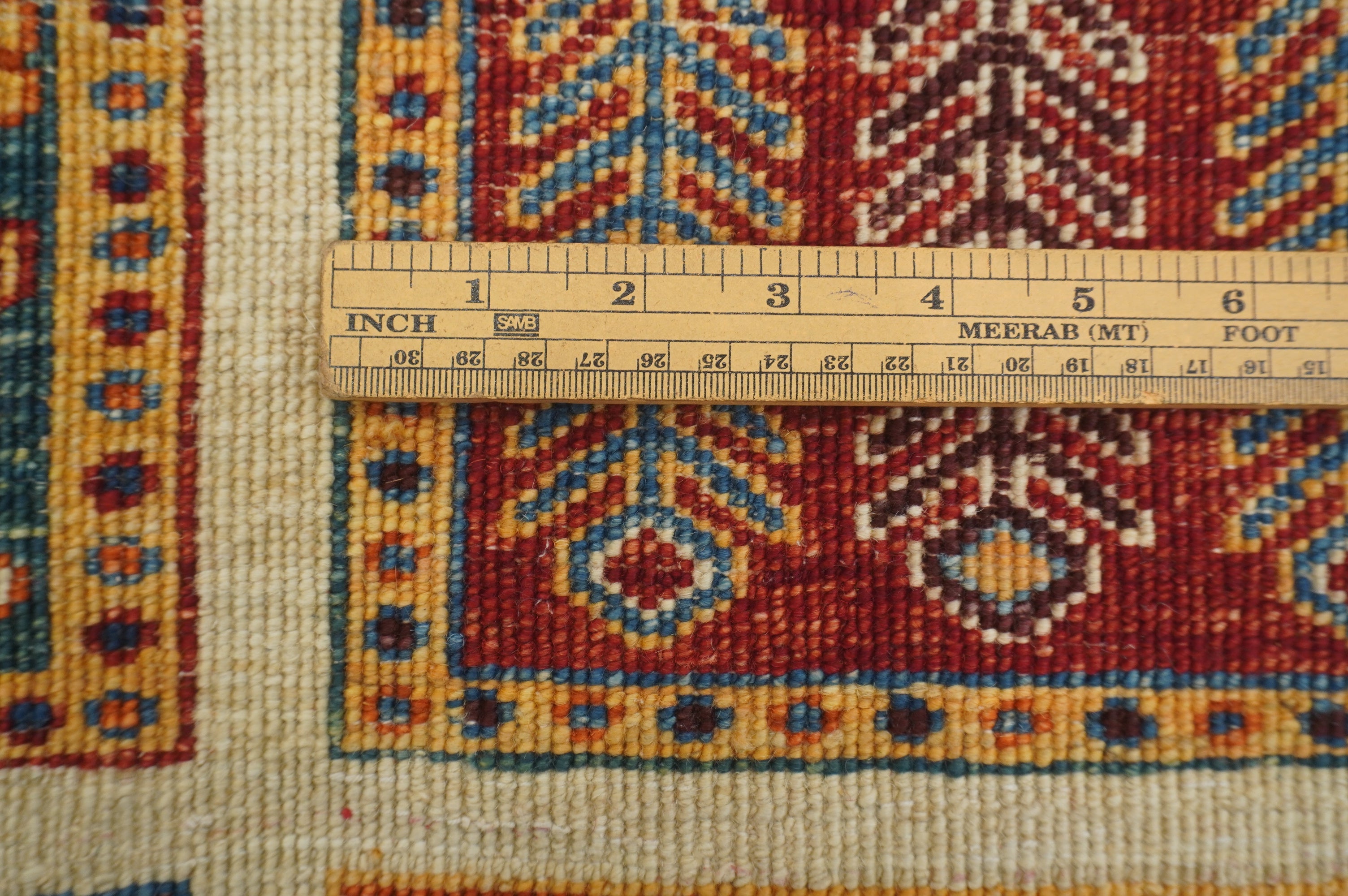 2x3 Beige Bakhtiari Afghan Hand knotted Accent Rug - Yildiz Rugs