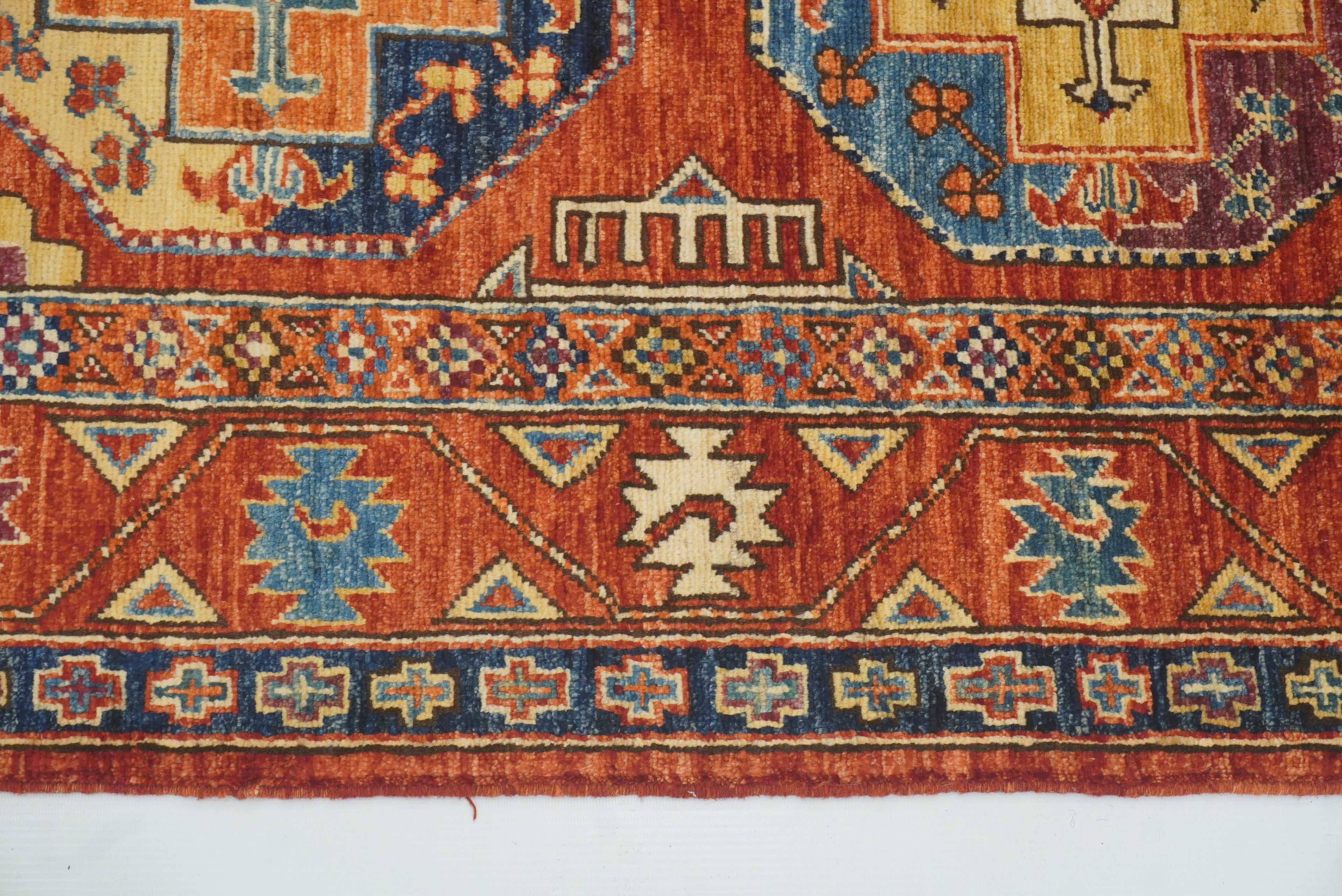 3x4 Red Ersari Hand Knotted Afghan Oriental Rug - Yildiz Rugs