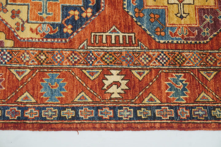 3x4 Red Ersari Hand Knotted Afghan Oriental Rug - Yildiz Rugs