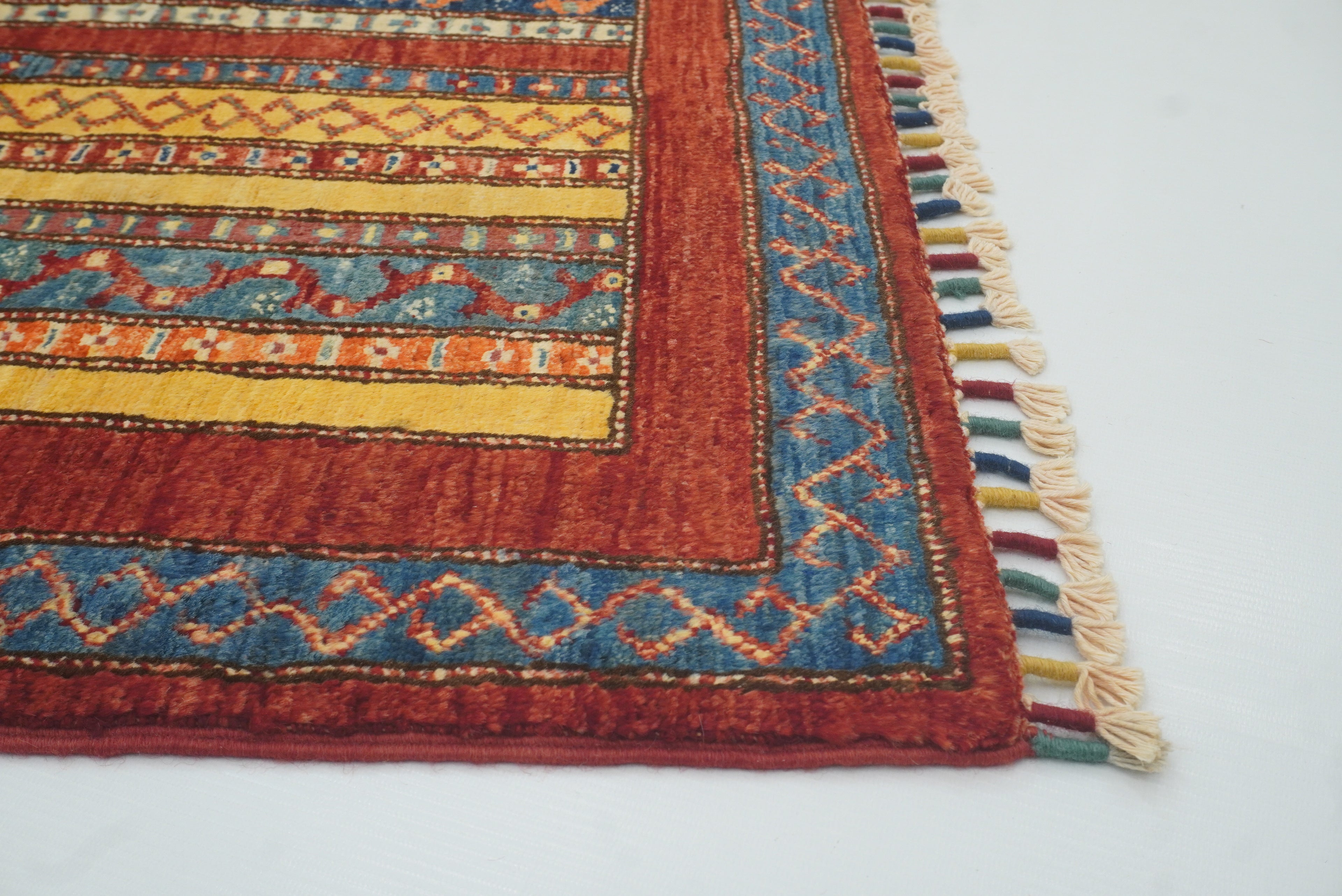 3x4 Red Turkish Style Hand knotted Rug - Yildiz Rugs