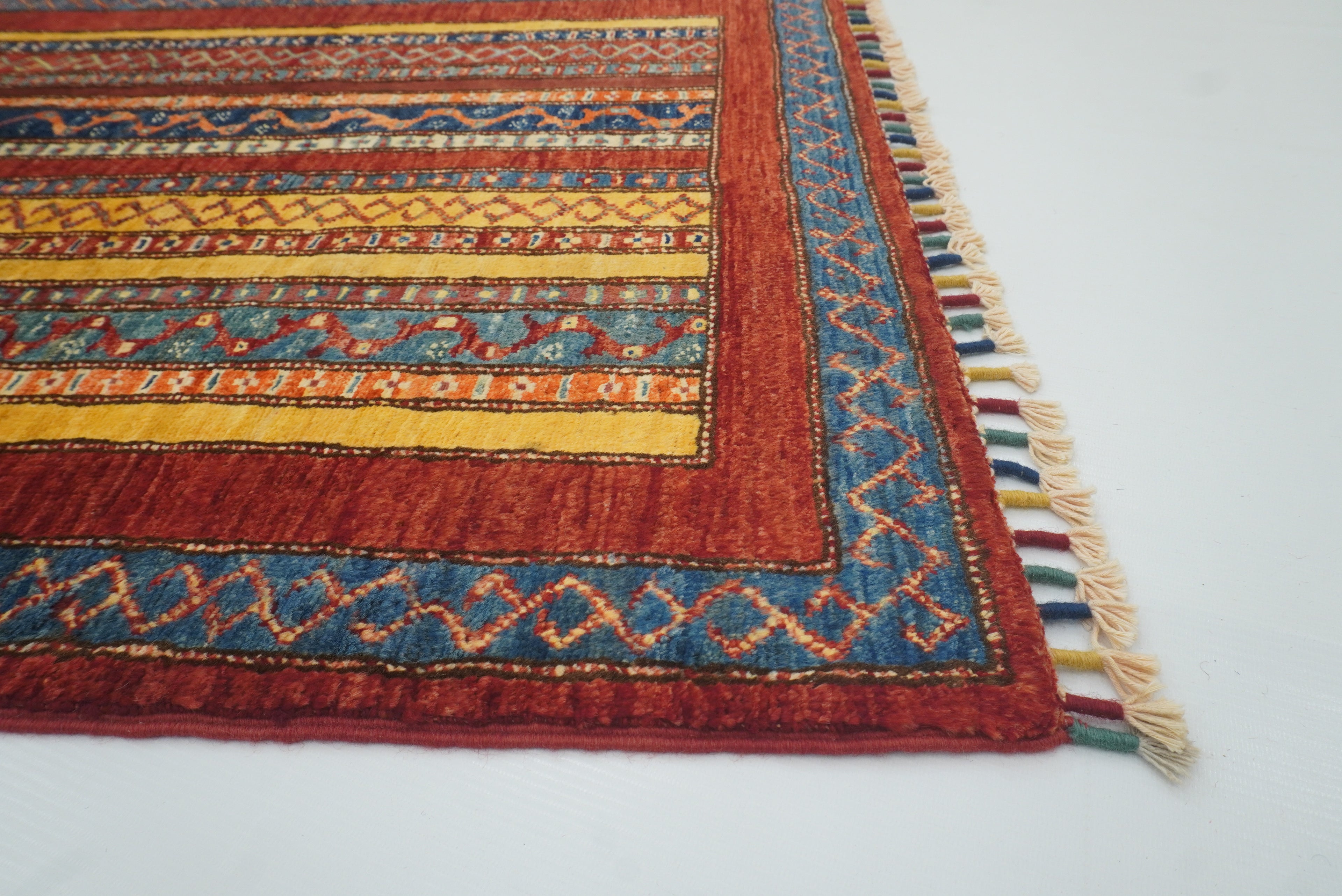 3x4 Red Turkish Style Hand knotted Rug - Yildiz Rugs