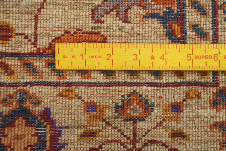 3x4 Beige Waziri Afghan Hand knotted wool Oriental Rug - Yildiz Rugs