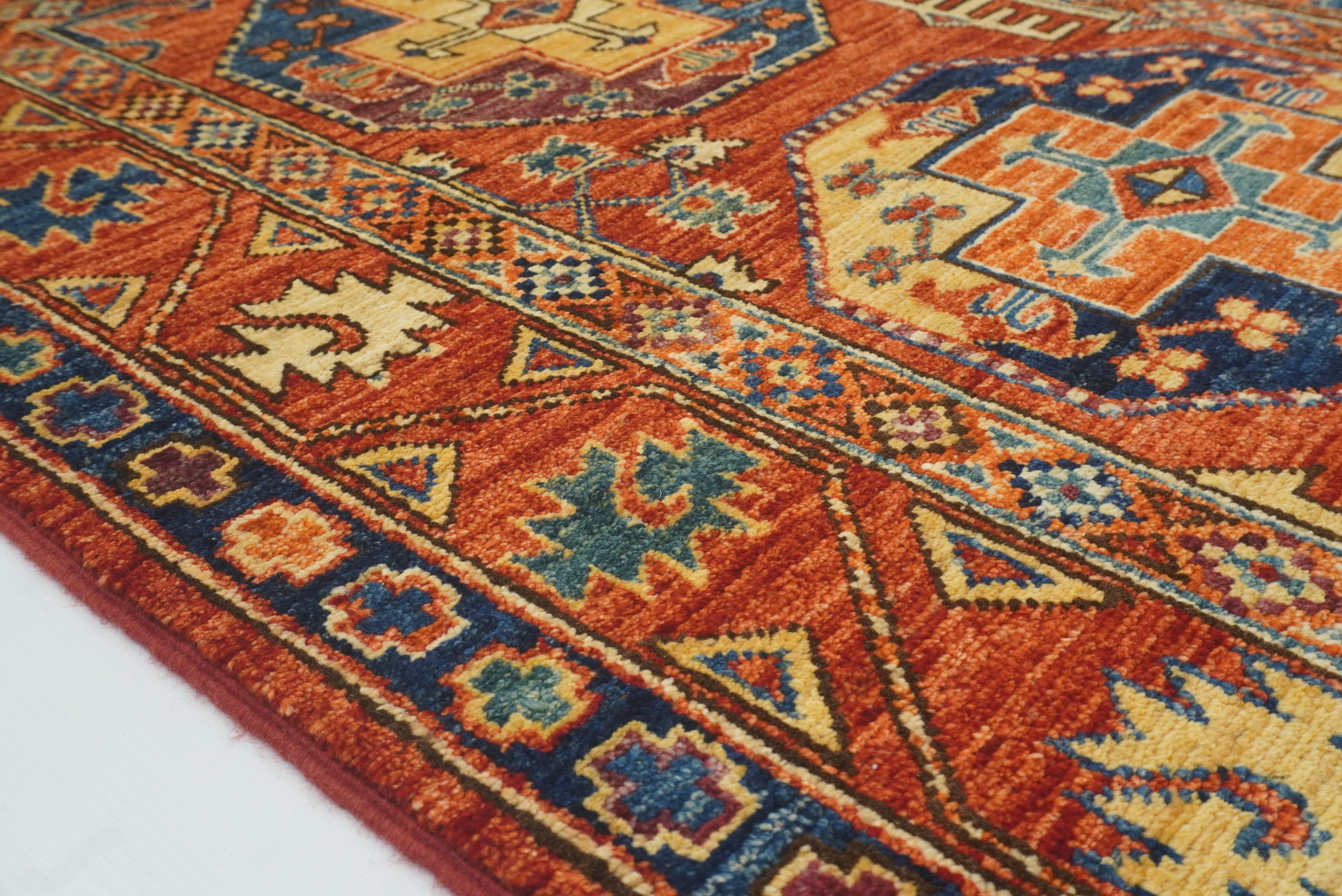 3x4 Red Ersari Hand Knotted Afghan Oriental Rug - Yildiz Rugs
