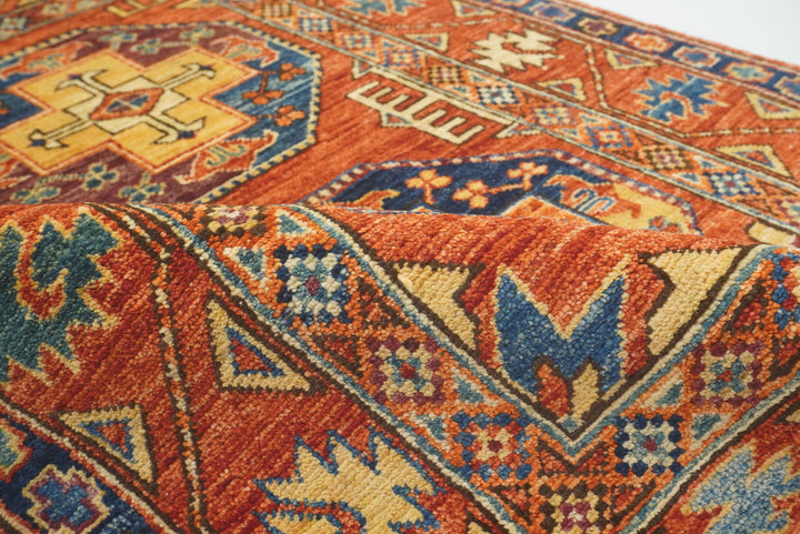 3x4 Red Ersari Hand Knotted Afghan Oriental Rug - Yildiz Rugs