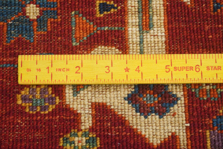10 ft Red Bidjar Afghan Hand Knotted Wool Runner Rug - Yildiz Rugs