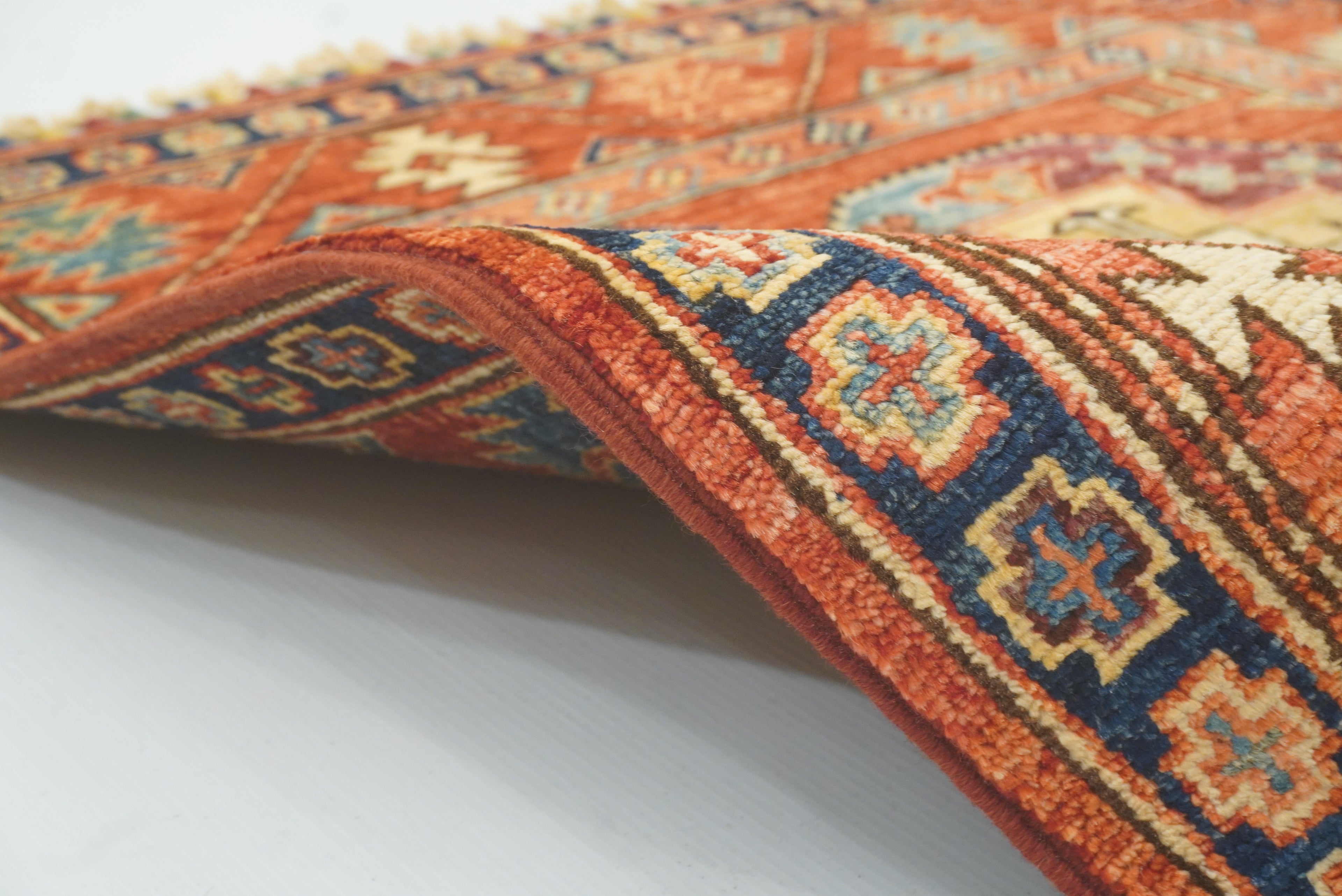 3x4 Red Ersari Hand Knotted Afghan Oriental Rug - Yildiz Rugs