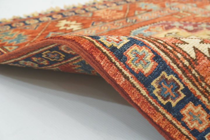 3x4 Red Ersari Hand Knotted Afghan Oriental Rug - Yildiz Rugs