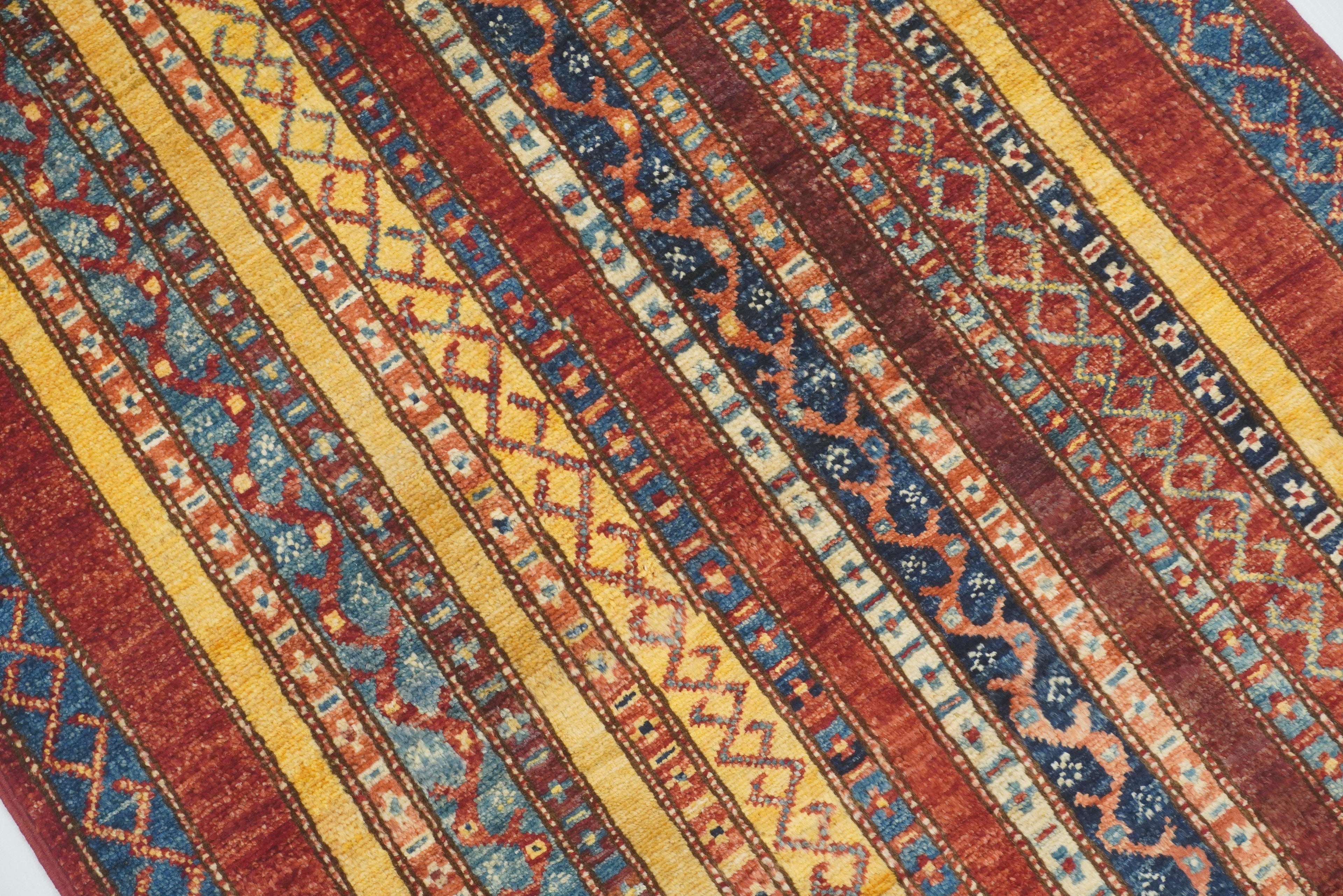 2'7"x4'5" Red Turkish Style Hand knotted Rug - Yildiz Rugs