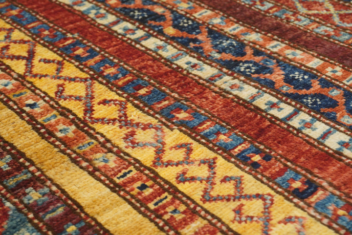 2'7"x4'5" Red Turkish Style Hand knotted Rug - Yildiz Rugs