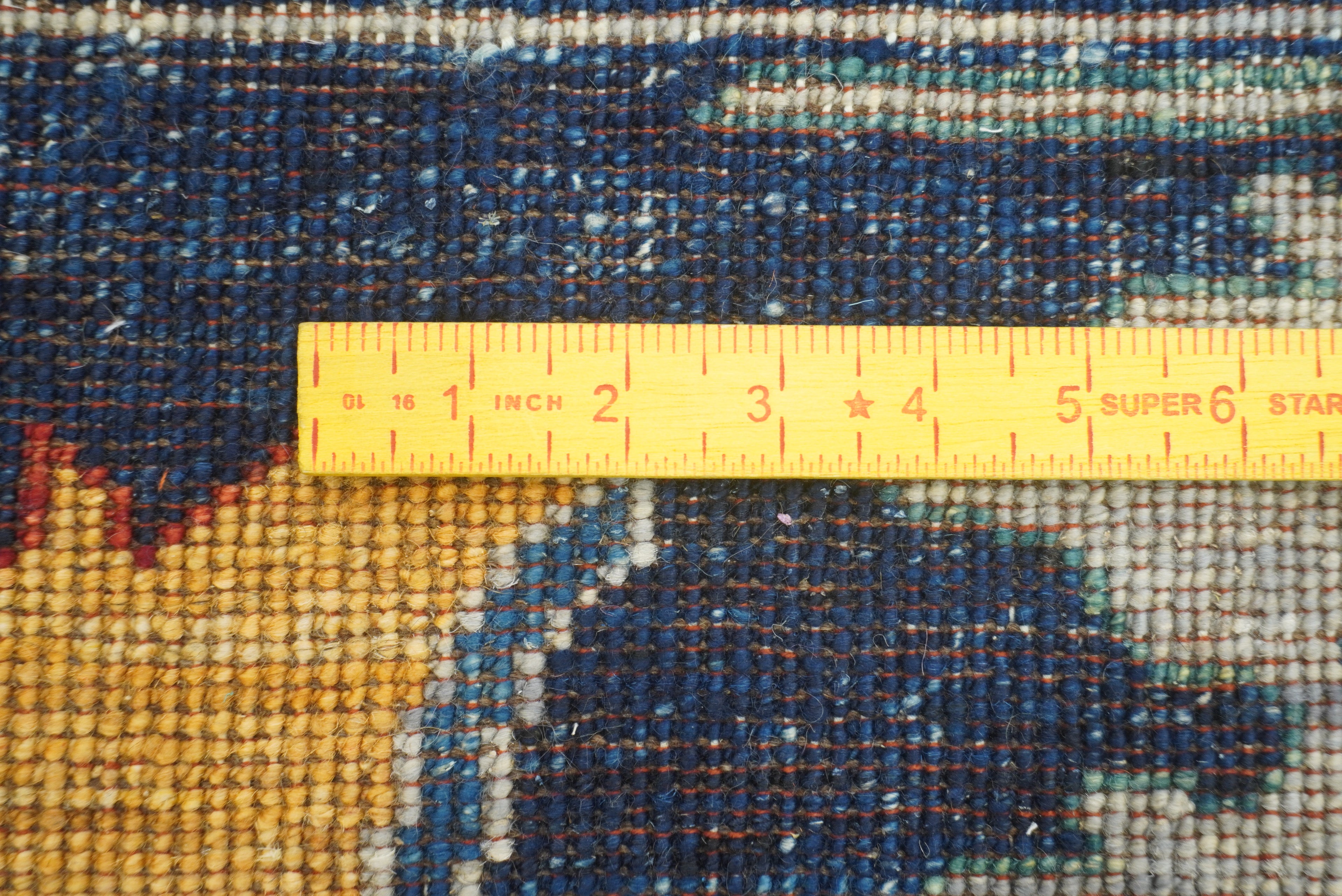 9'x11'4" Navy Blue Oushak Hand knotted Oriental Rug - Yildiz Rugs