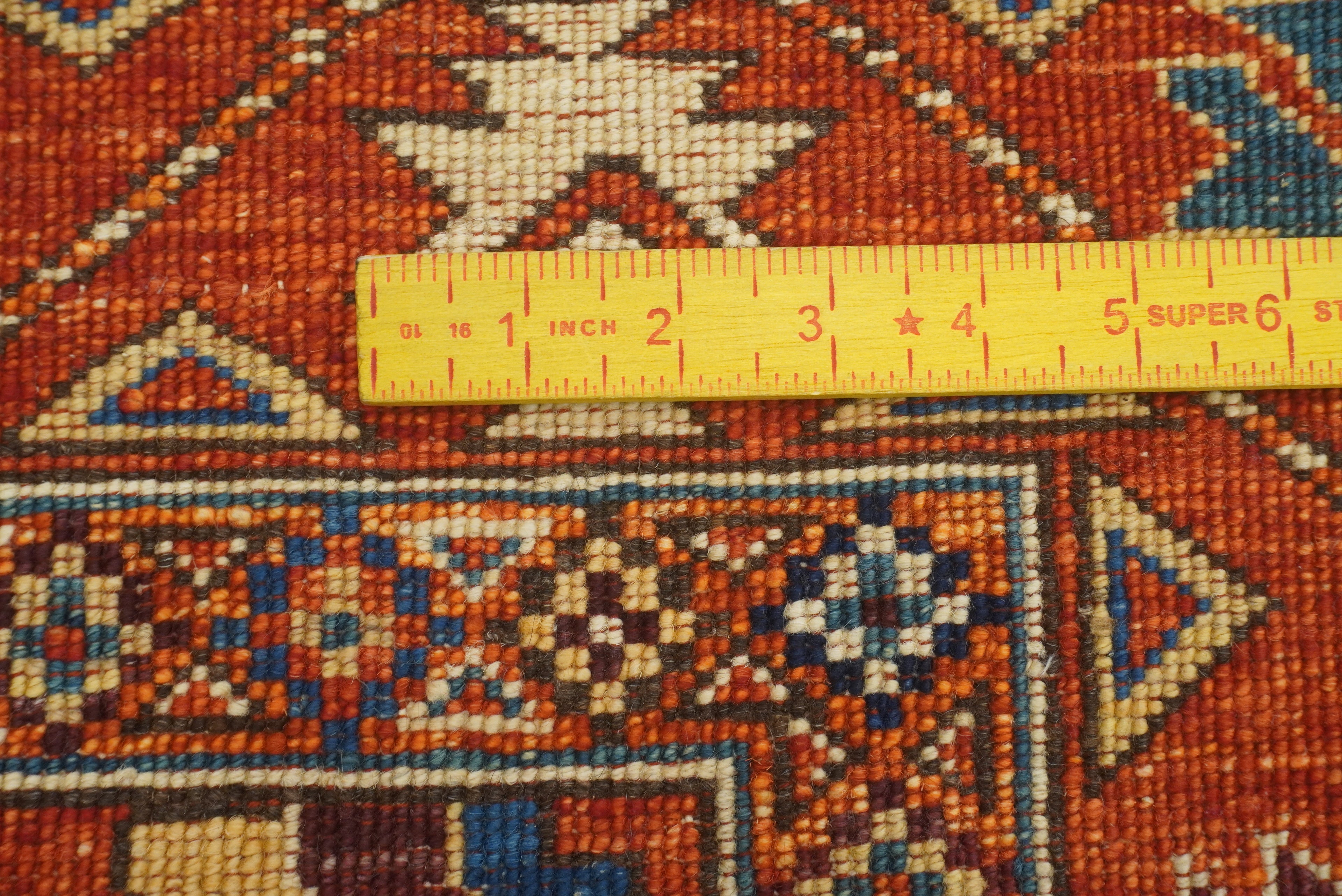 3x4 Red Ersari Hand Knotted Afghan Wool Oriental Rug - Yildiz Rugs