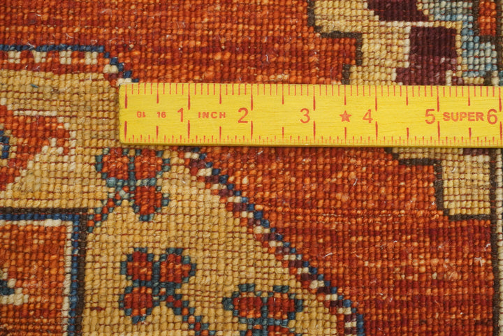 2'8"x4'5" Red Ersari Hand Knotted Afghan Oriental Rug - Yildiz Rugs