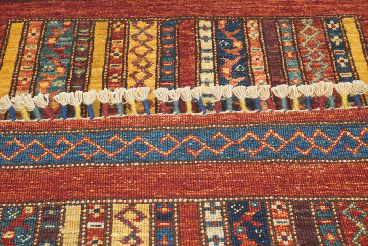 3x4 Red Turkish Style Hand knotted Rug - Yildiz Rugs