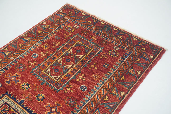 10 Ft Red Baluch Afghan hand knotted Oriental Runner Rug