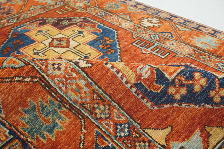 3x4 Red Ersari Hand Knotted Afghan Oriental Rug - Yildiz Rugs