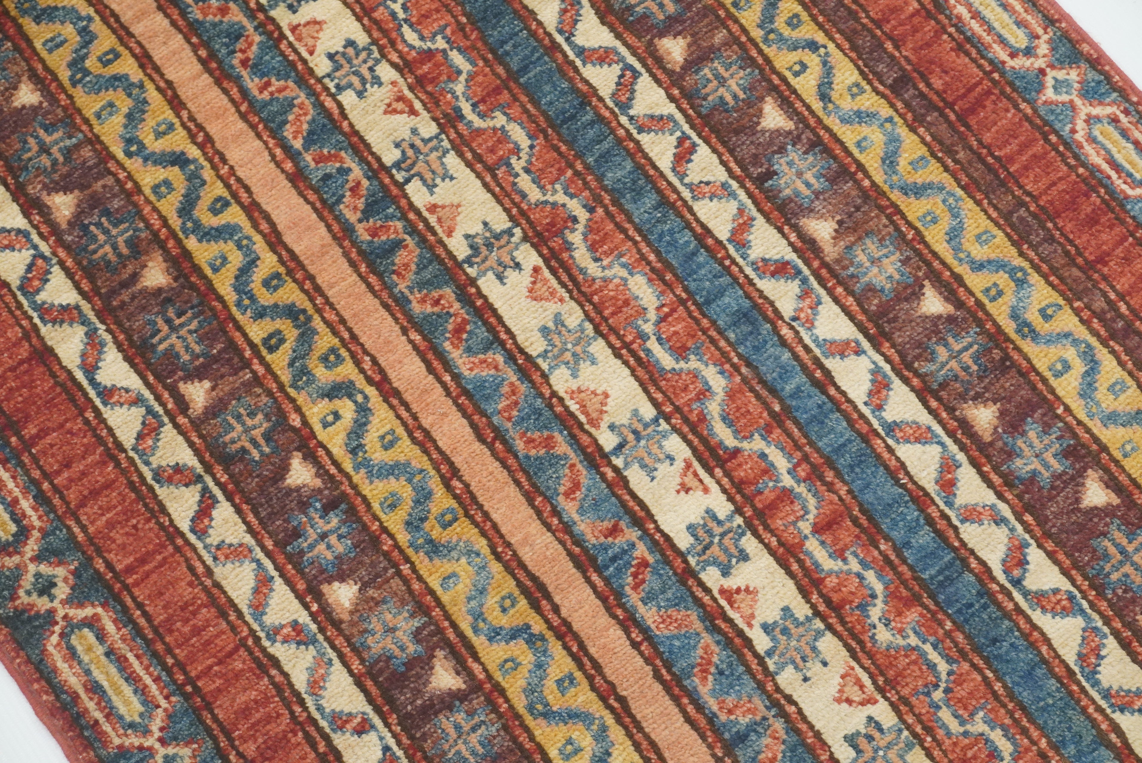 2x3 Red Turkish Hand-Knotted Wool Rug - Yildiz Rugs