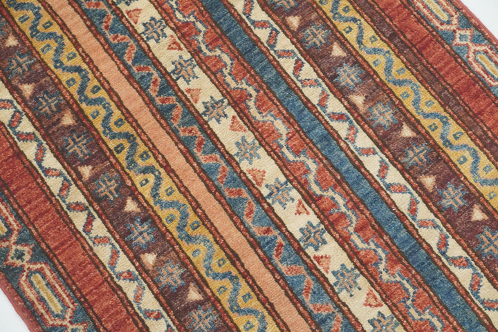 2x3 Red Turkish Hand-Knotted Wool Rug - Yildiz Rugs
