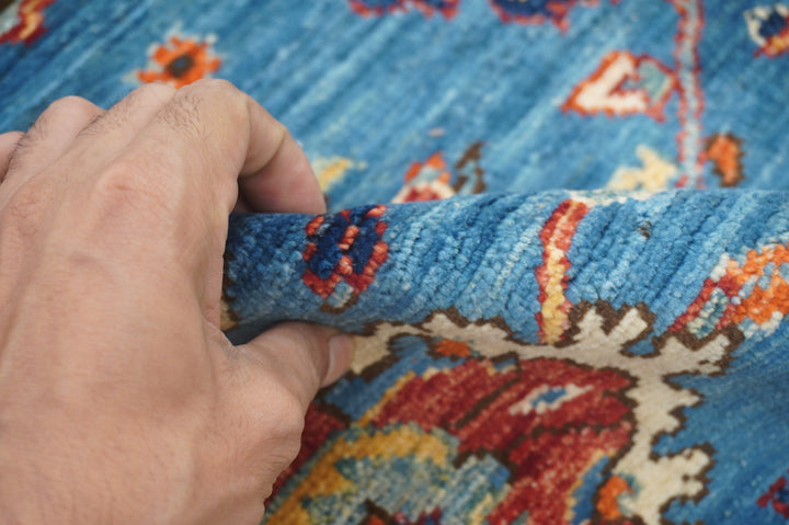 4x6 Navy Blue Bidjar Afghan hand knotted Oriental Area Rug