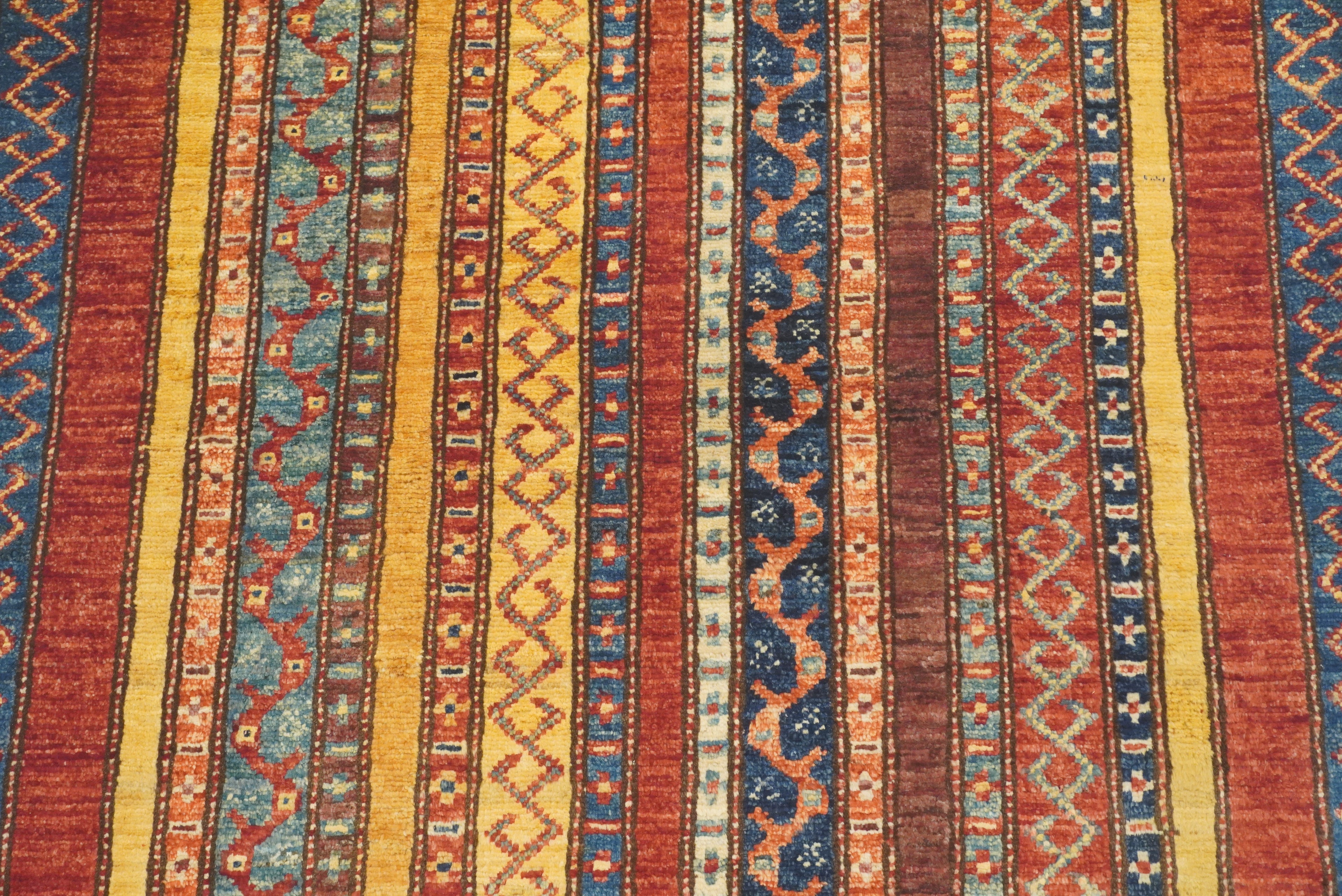 3x4 Red Turkish Style Hand knotted Wool Rug - Yildiz Rugs