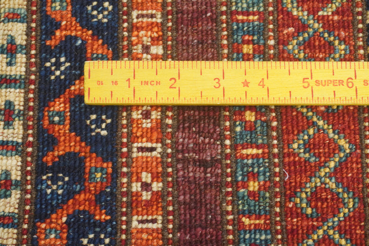 3x4 Red Turkish Style Hand knotted Wool Rug - Yildiz Rugs