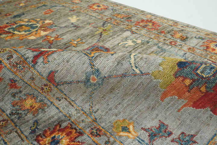 3x4 Gray Waziri Afghan Hand knotted Oriental Rug - Yildiz Rugs