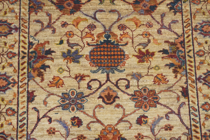 3x4 Beige Waziri Afghan Hand knotted Oriental Rug - Yildiz Rugs