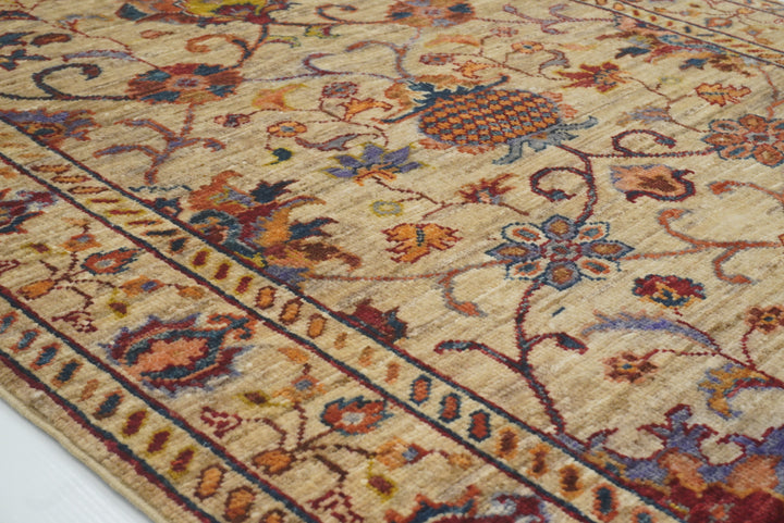 3x4 Beige Waziri Afghan Hand knotted Oriental Rug - Yildiz Rugs