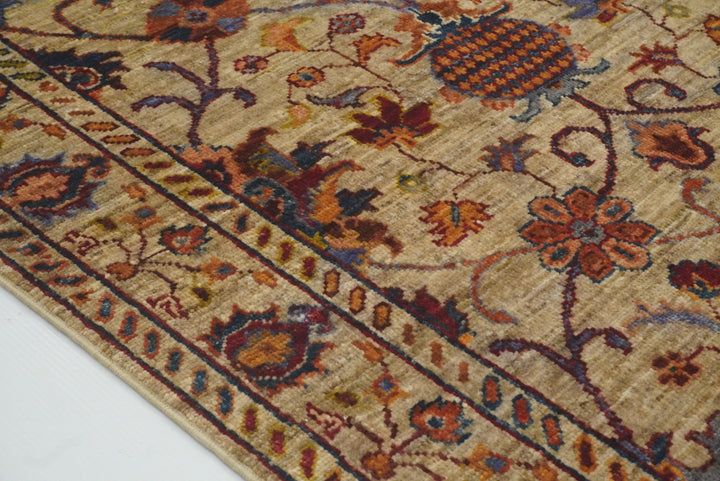 3x4 Beige Waziri Afghan Hand knotted Oriental Rug - Yildiz Rugs