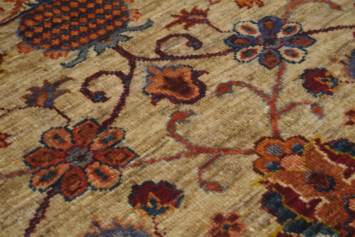 3x4 Beige Waziri Afghan Hand knotted Oriental Rug - Yildiz Rugs