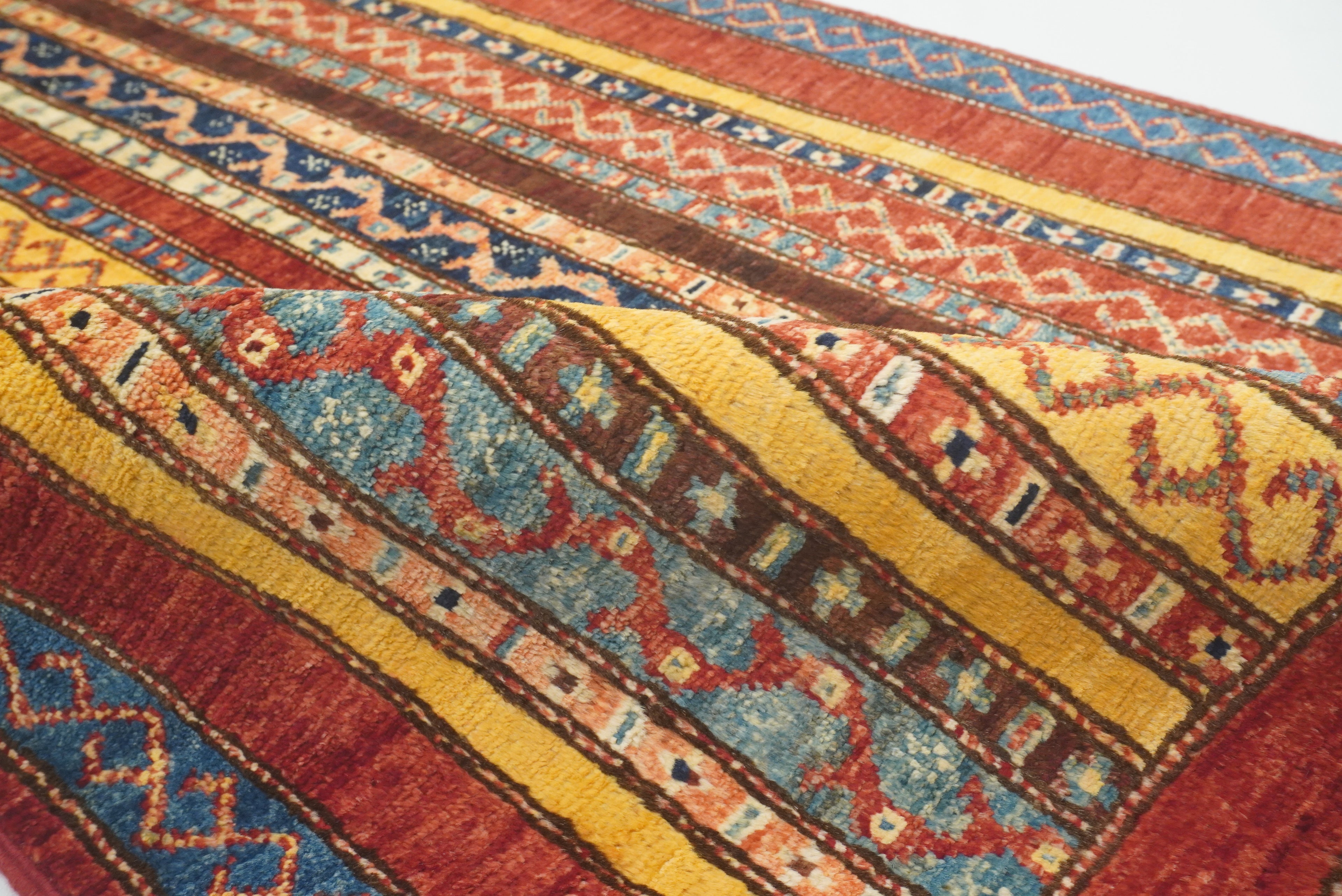 3x4 Red Turkish Style Hand knotted Wool Rug - Yildiz Rugs