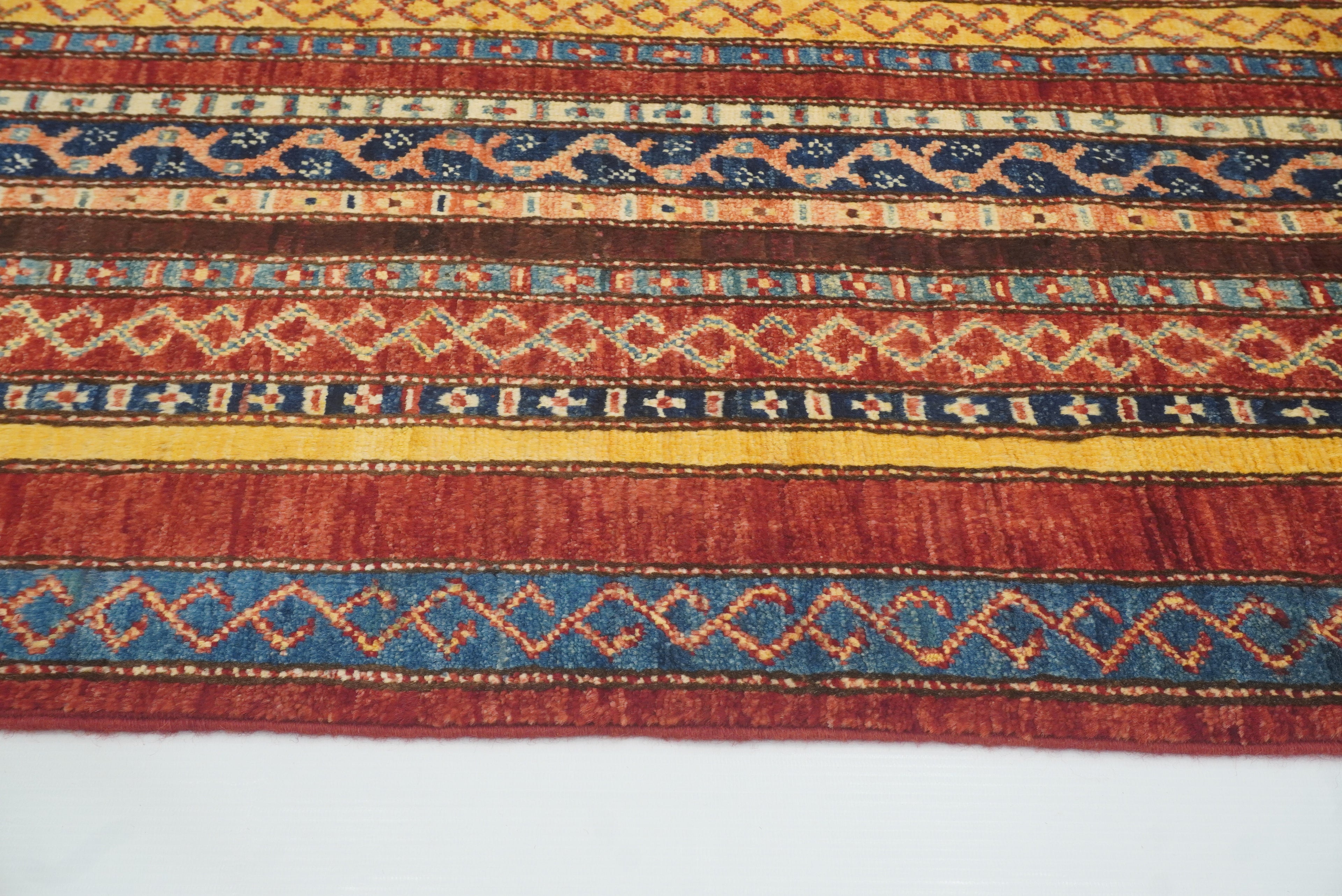 3x4 Red Turkish Style Hand knotted Wool Rug - Yildiz Rugs