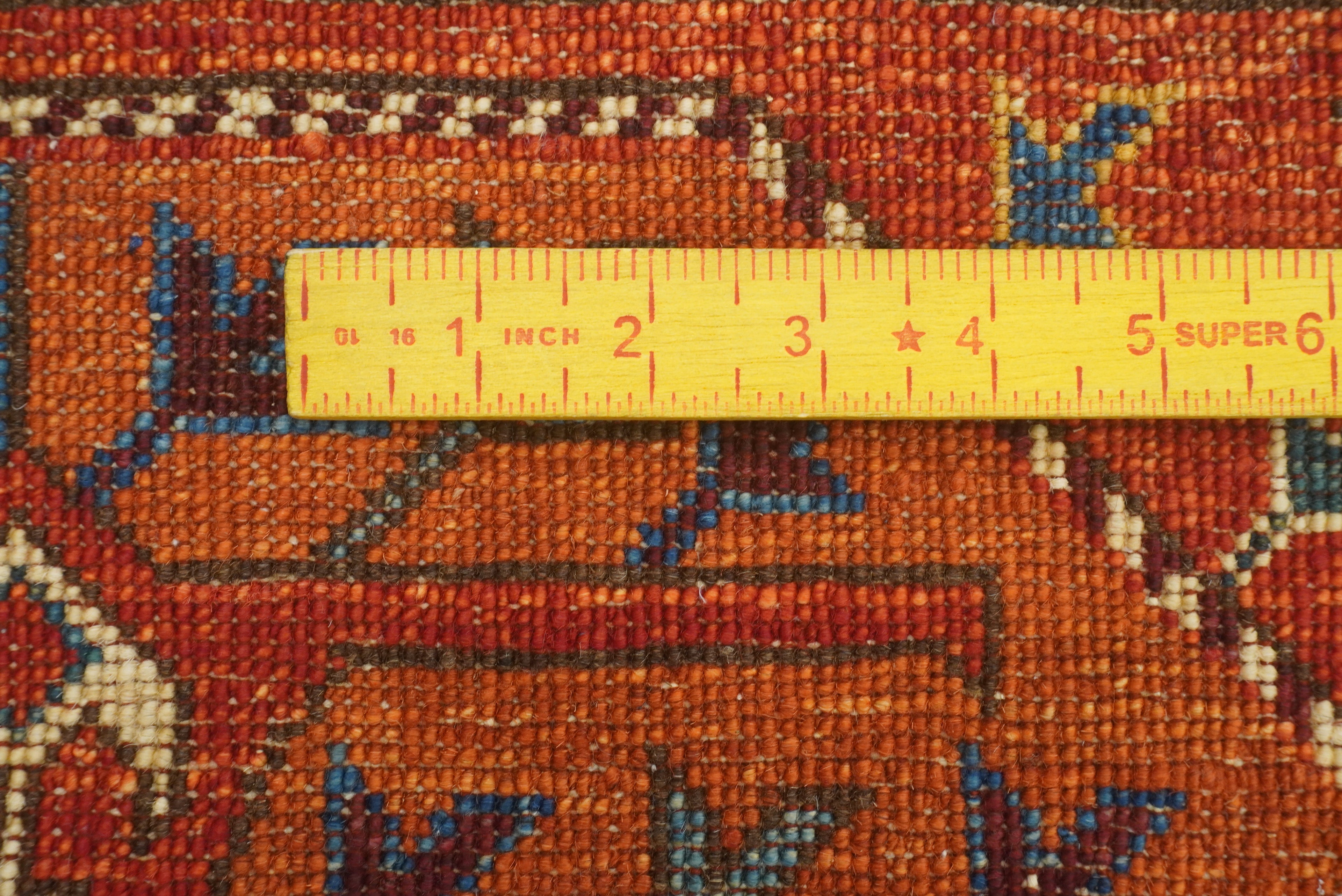 2'7"x4'6" Red Ersari Hand Knotted Afghan Wool Oriental Rug - Yildiz Rugs