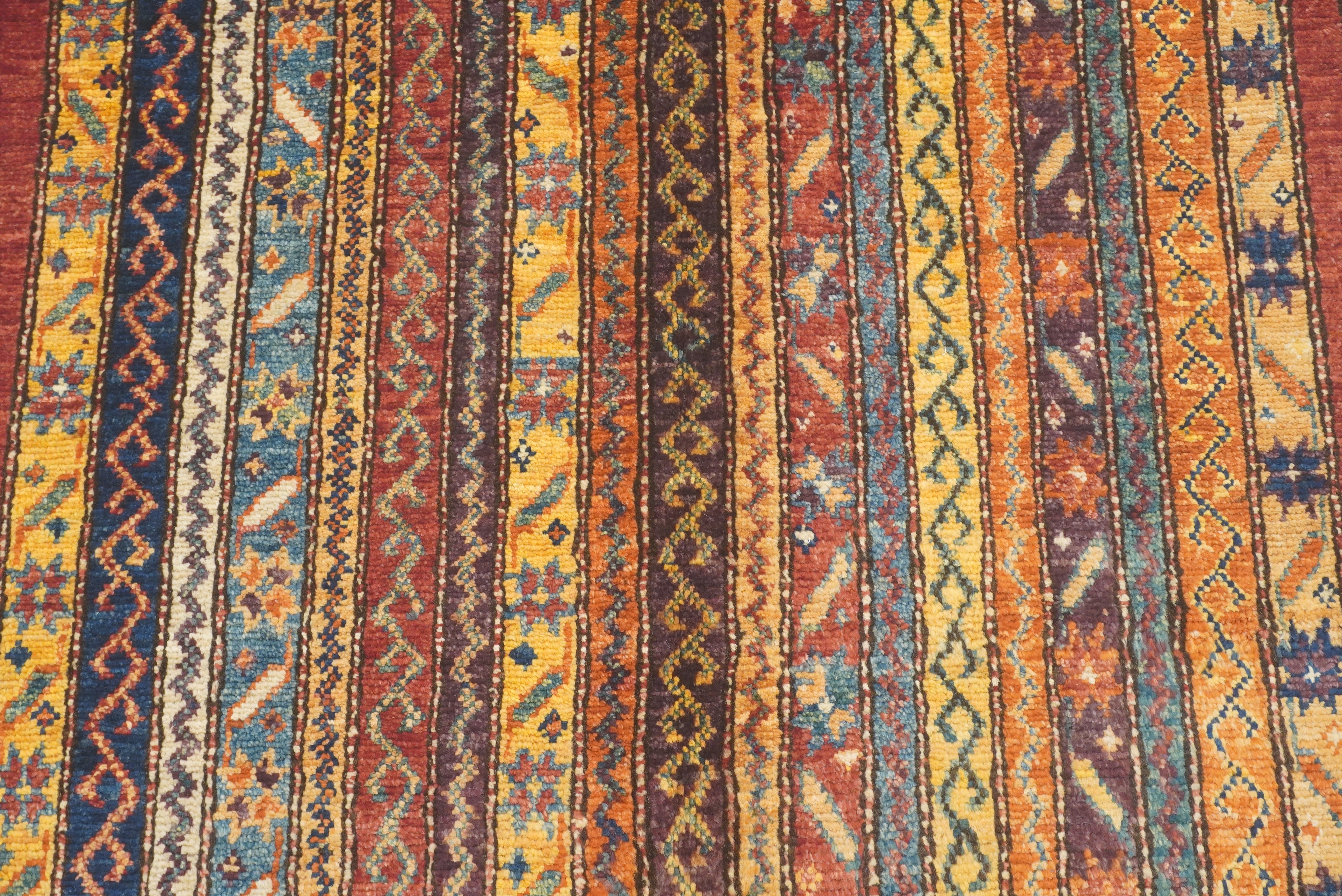 3x5 Red Turkish Style Hand Knotted Tribal Rug - Yildiz Rugs