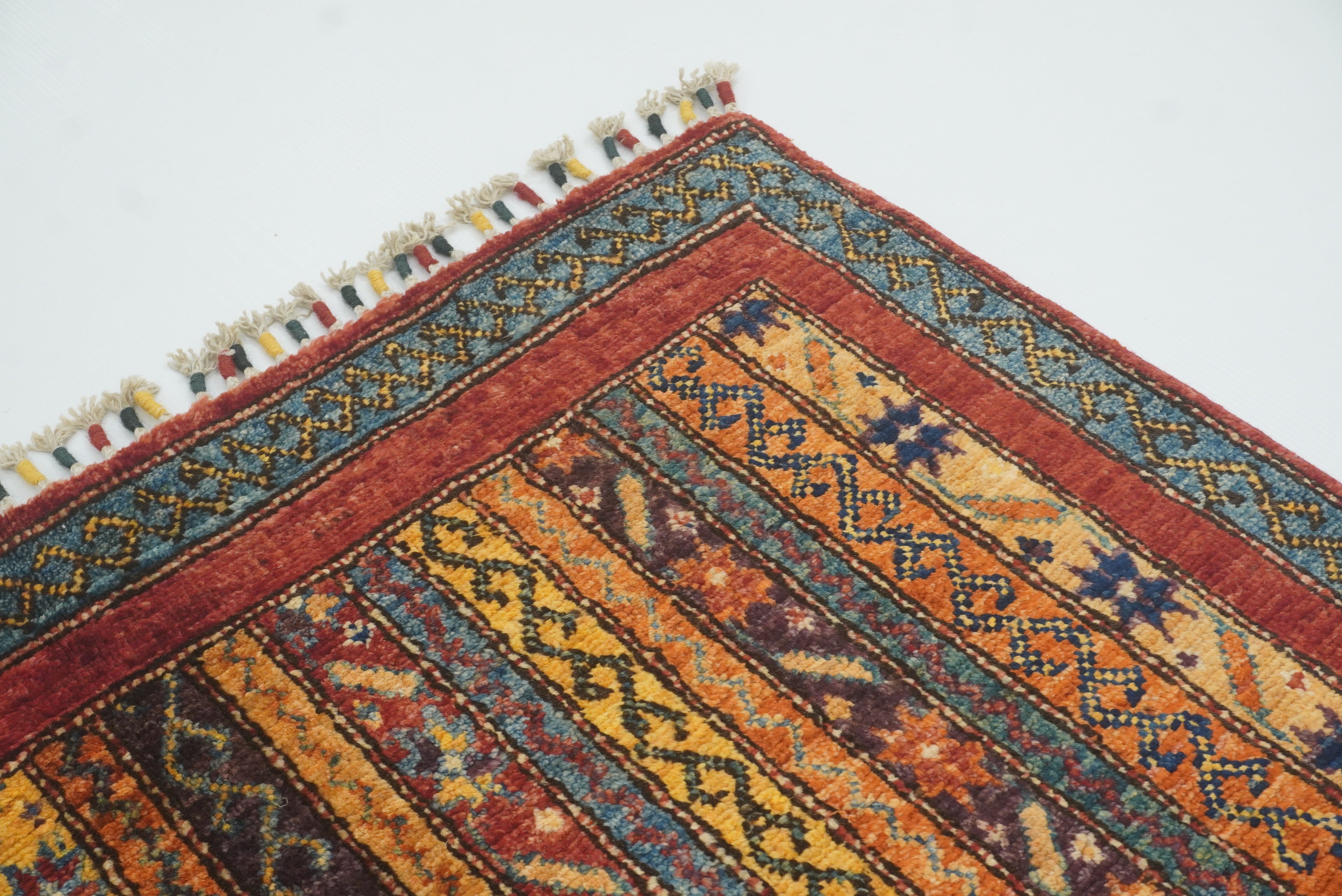 3x5 Red Turkish Style Hand Knotted Tribal Rug - Yildiz Rugs