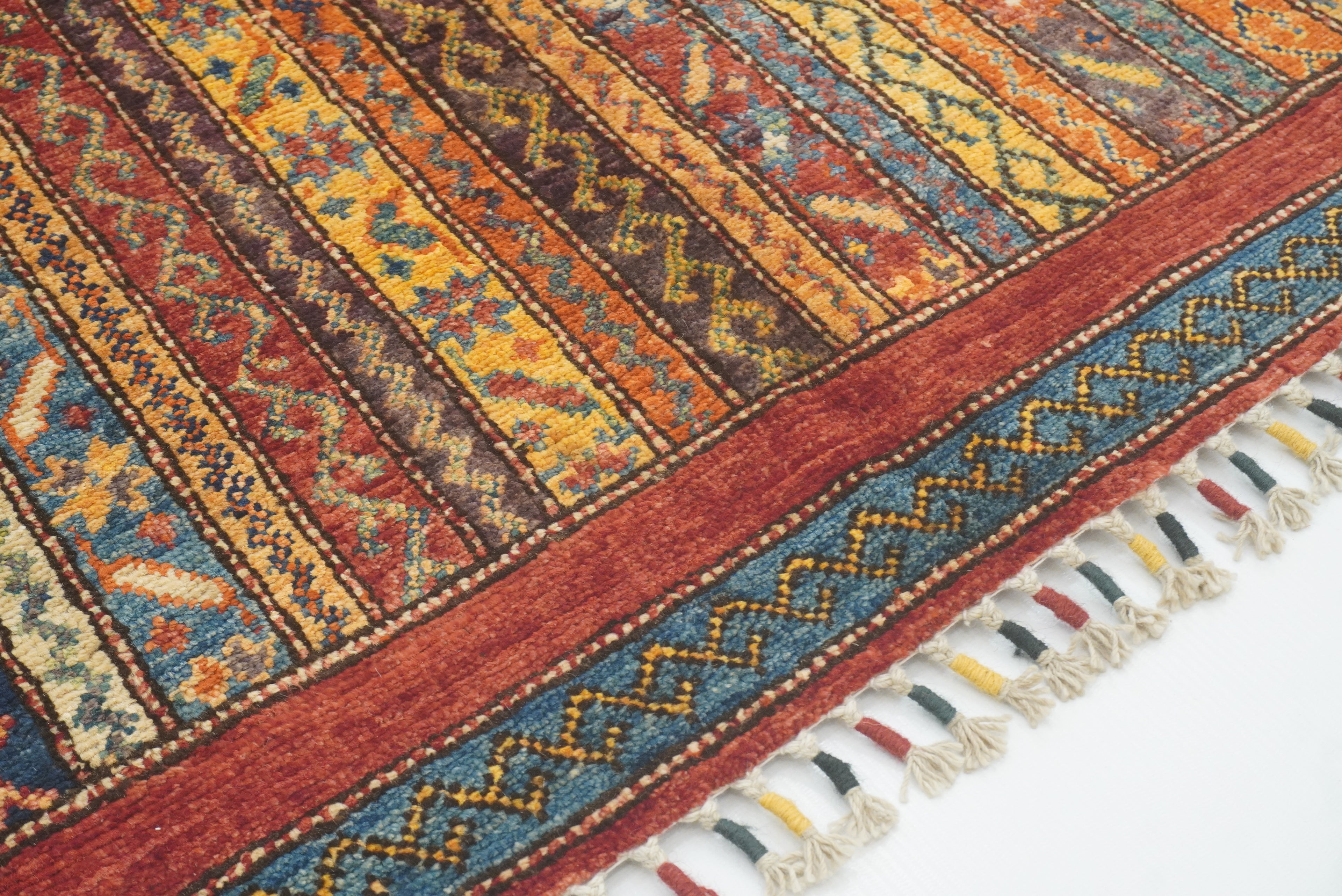3x5 Red Turkish Style Hand Knotted Tribal Rug - Yildiz Rugs