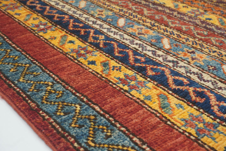 3x5 Red Turkish Style Hand Knotted Tribal Rug - Yildiz Rugs