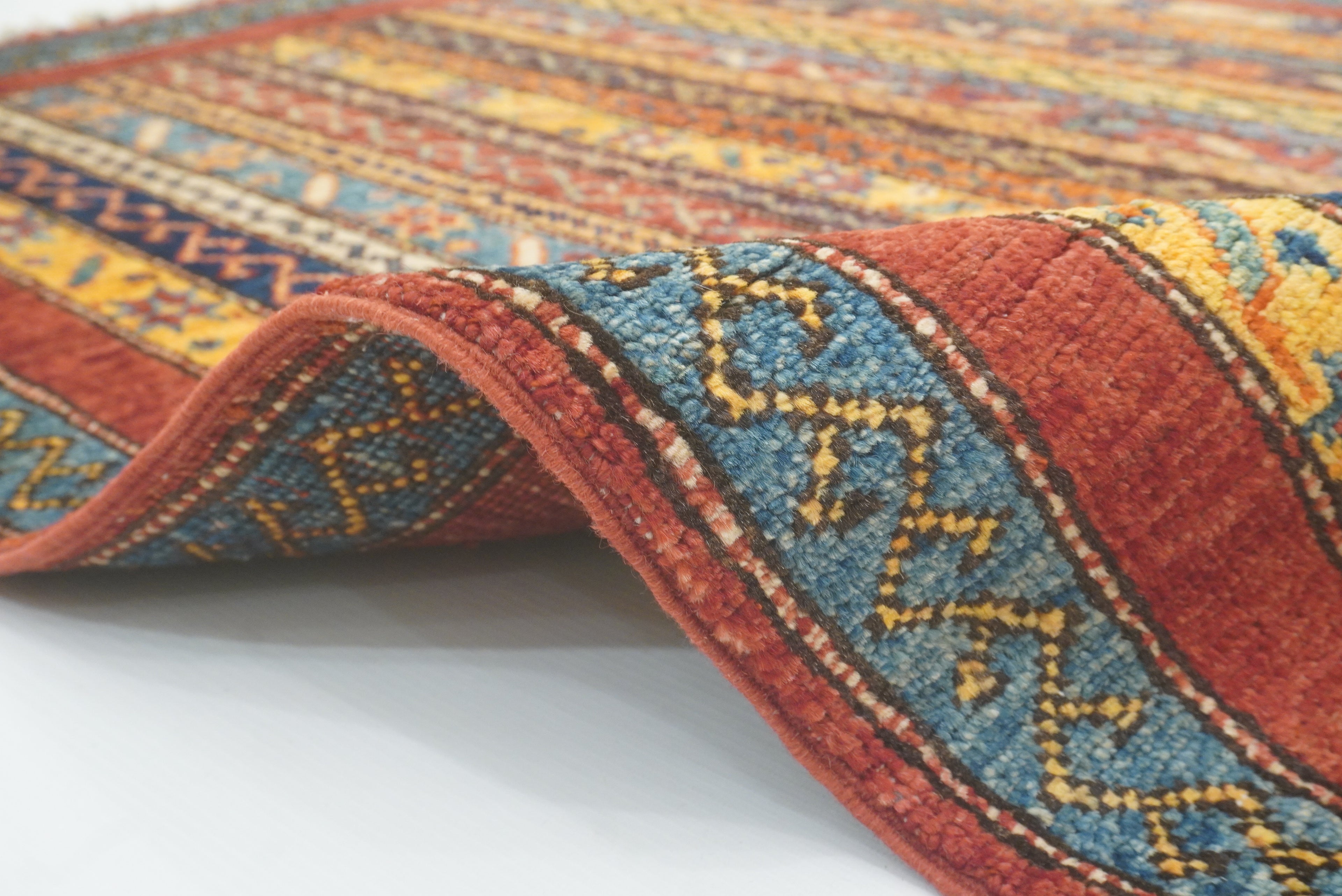 3x5 Red Turkish Style Hand Knotted Tribal Rug - Yildiz Rugs